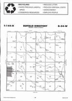 Buffalo Township Directory Map, Cass County 2007